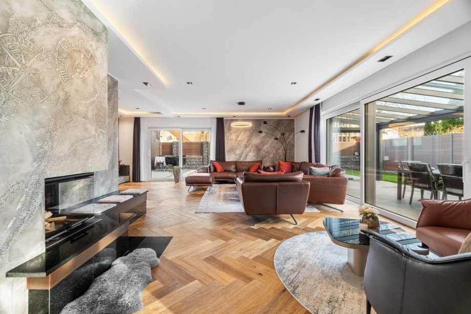 Wohnzimmer Einfamilienhaus K�ln