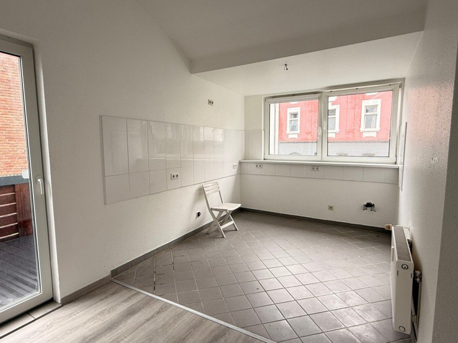 K�che (verbunden mit Wohnzimmer) Etagenwohnung M�lheim an der Ruhr