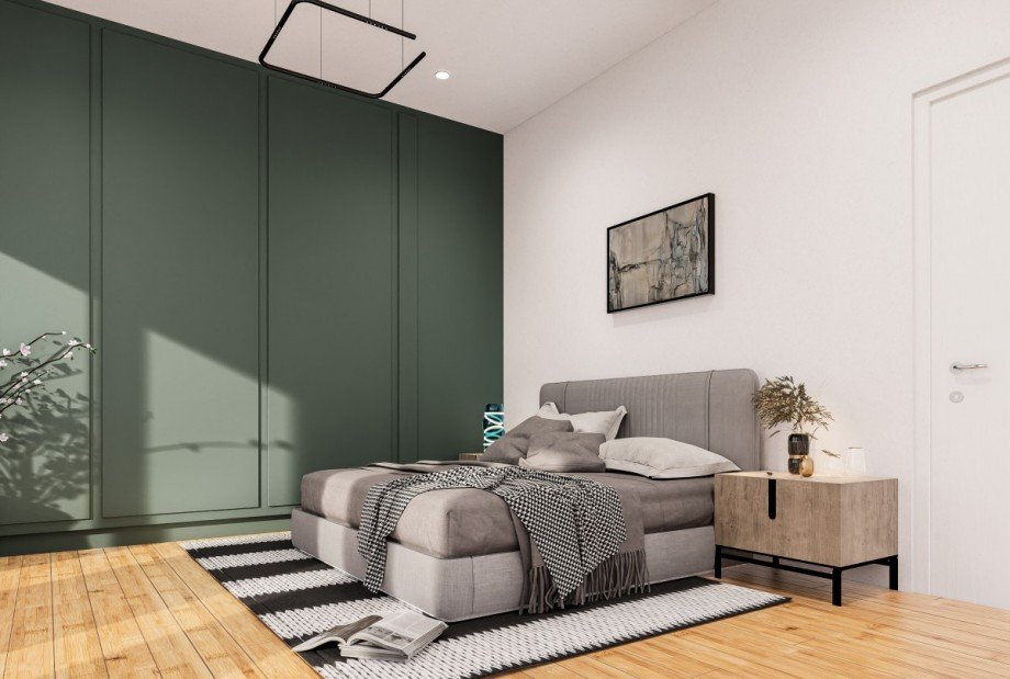 3D-Innenansicht Erdgeschosswohnung Velbert