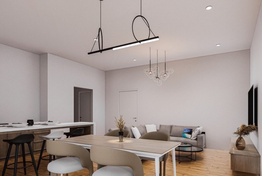 3D-Innenansicht Erdgeschosswohnung Velbert