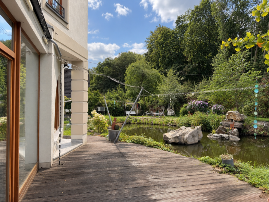 Terrasse/Teich Villa Kerpen