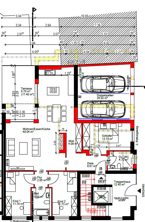 Grundriss Erdgeschosswohnung Velbert